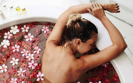 Take perfect calm bubble bath everyday