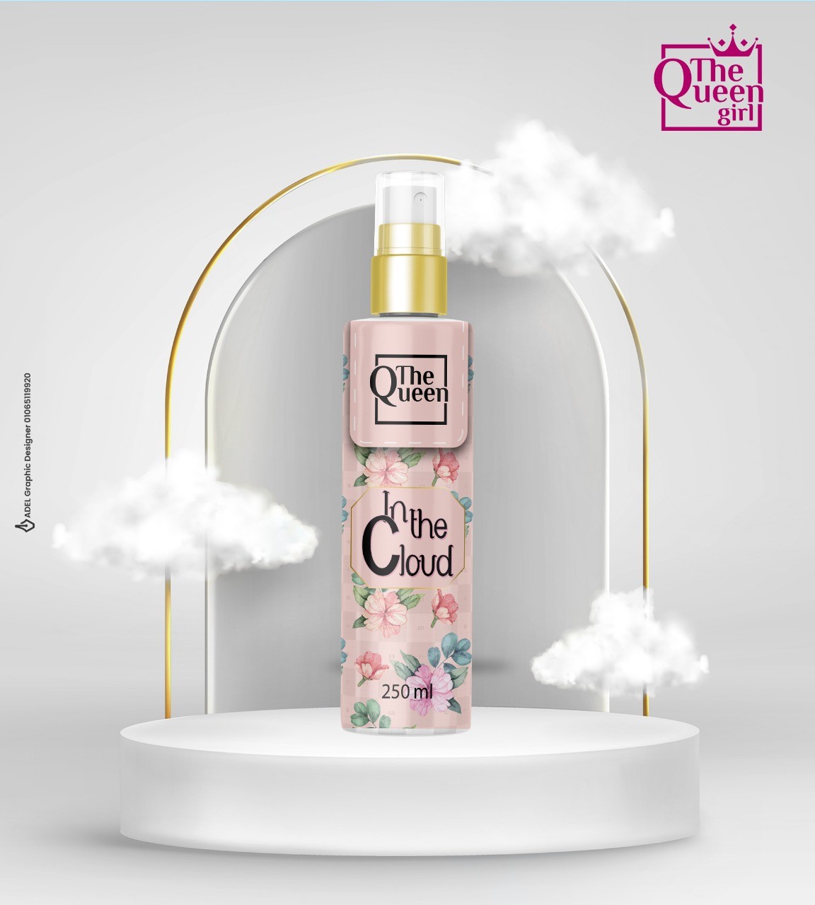 The Queen white and spray